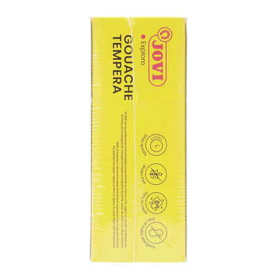 Jovi Case Tempera Paint, 12 Assorted Bottles of 15 ml, color (521)