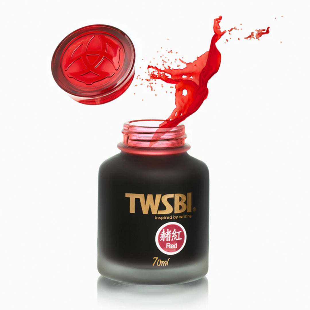 Twsbi | Diamond 70ml | Ink Bottles | Red