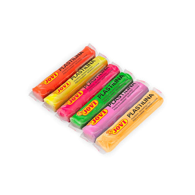 Modeling Clay | Neon Colors | 0.50 Oz | Bars | Set of 6 | Arts and Craft