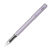 Scrikss Primeo Medium Nib Fountain Pen | 3 Cartridges Included | Stainless Steel Nib & ABS Body | Lilac | in Blister Pack