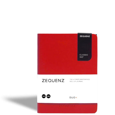 Zequenz A6 Notebook – Alpine Sunset | Ruled & Blank | 320 Pages, 70 GSM |Handmade|Ideal for Journaling & Note-Taking | DUO+ Series