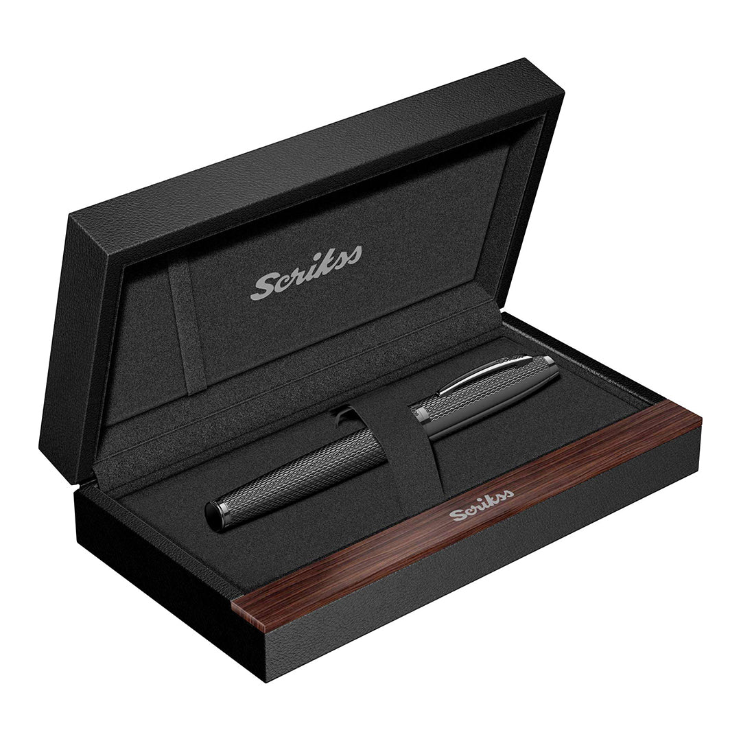 Scrikss Oscar 390 Rollerball Pen | Matt Black