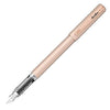 Scrikss Primeo Medium Nib Fountain Pen | 3 Cartridges Included | Stainless Steel Nib & ABS Body | Latte Pastel Brown| in Blister Pack