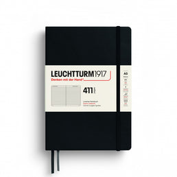 LEUCHTTURM1917 RULED NOTEBOOK-A5(411) - BLACK