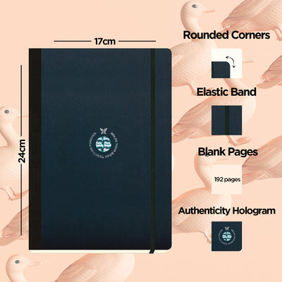 Flexbook | Plain | Large B5 Size Notebook | Black | Flex Global