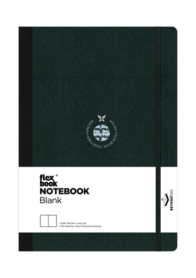 Flexbook | Plain | Large B5 Size Notebook | Black | Flex Global