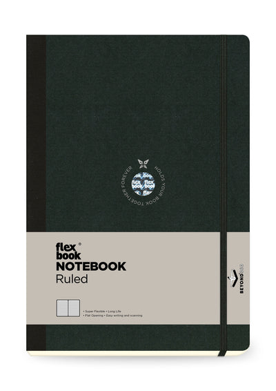 Flexbook | Ruled | Large B5 Size Notebook | Black | Flex Global