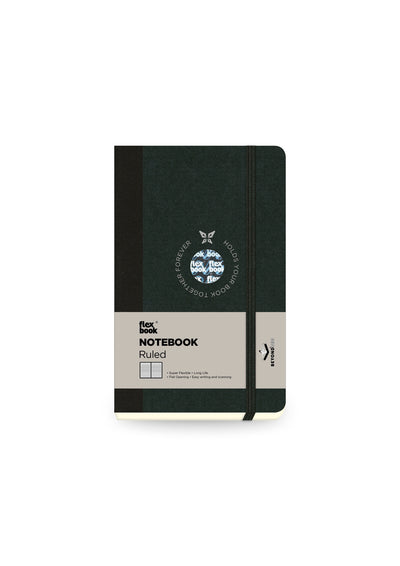 Flexbook | Ruled | Pocket A6 Size Notebook | Black | Flex Global