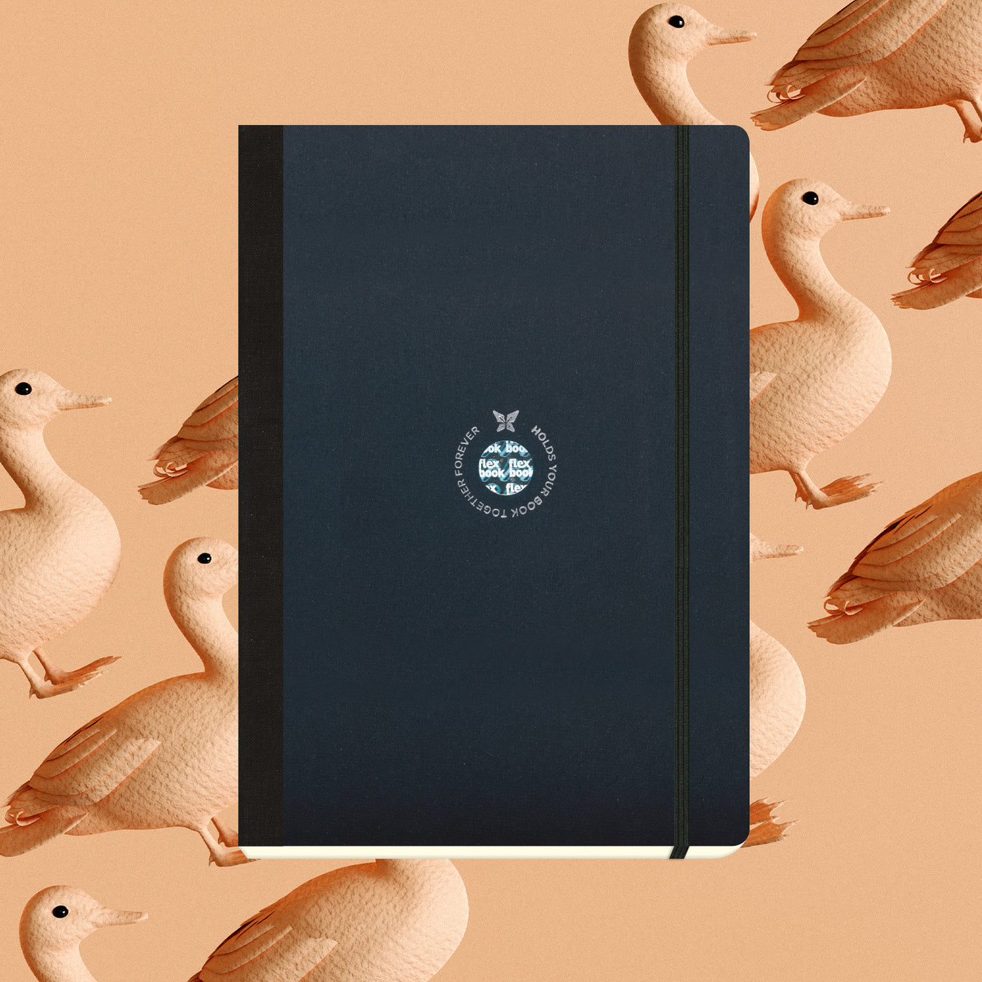 Flexbook | Open Date | Large B5 Size Planner | Black | Flex Global