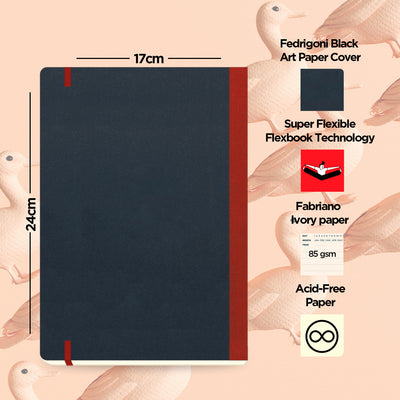 Flexbook | Open Date | Large B5 Size Planner | Red | Flex Global