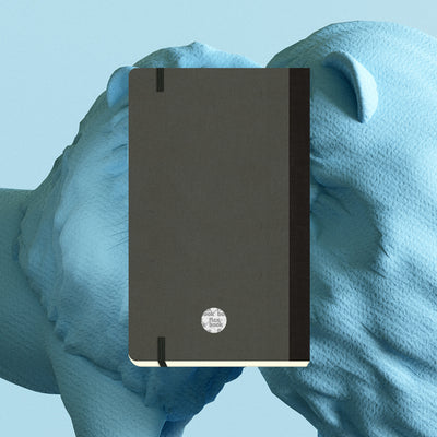 Flexbook | Ruled | Medium A5 Size Notebook | Off Black | Adventure Series