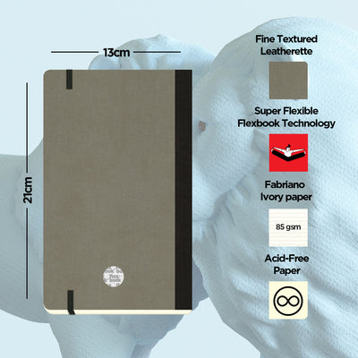 Flexbook | Ruled | Medium A5 Size Notebook | Elephant | Adventure Series