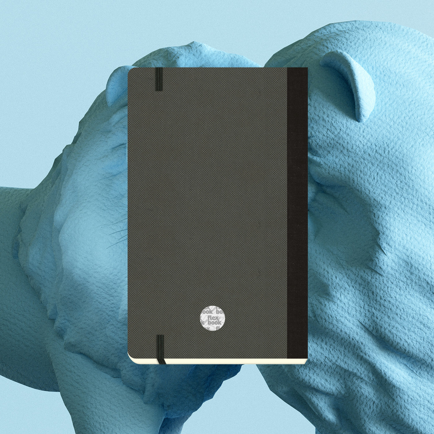 Flexbook | Dotted | Medium A5 Size Notebook | Off Black | Adventure Series