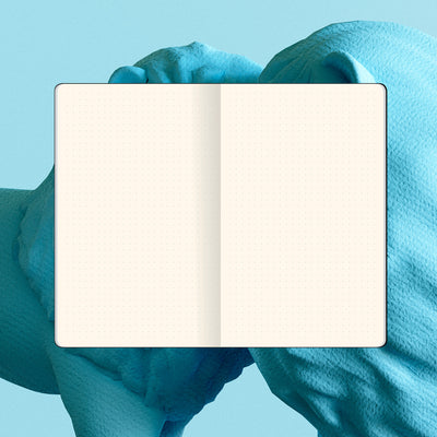 Flexbook | Dotted | Medium A5 Size Notebook | Off Black | Adventure Series