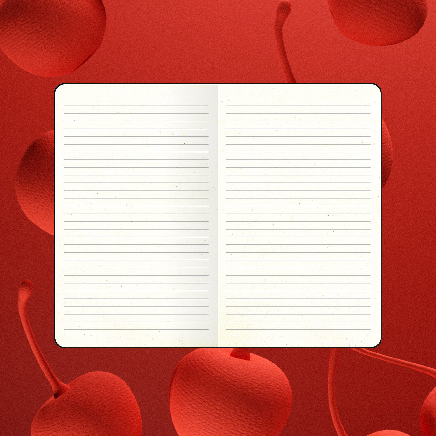 Flexbook | Ruled | Medium A5 Size Notebook | Cherry | Ecosmiles Eco Series