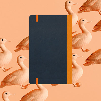 Flexbook | Open Date | Medium A5 Size Planner | Orange | Flex Global