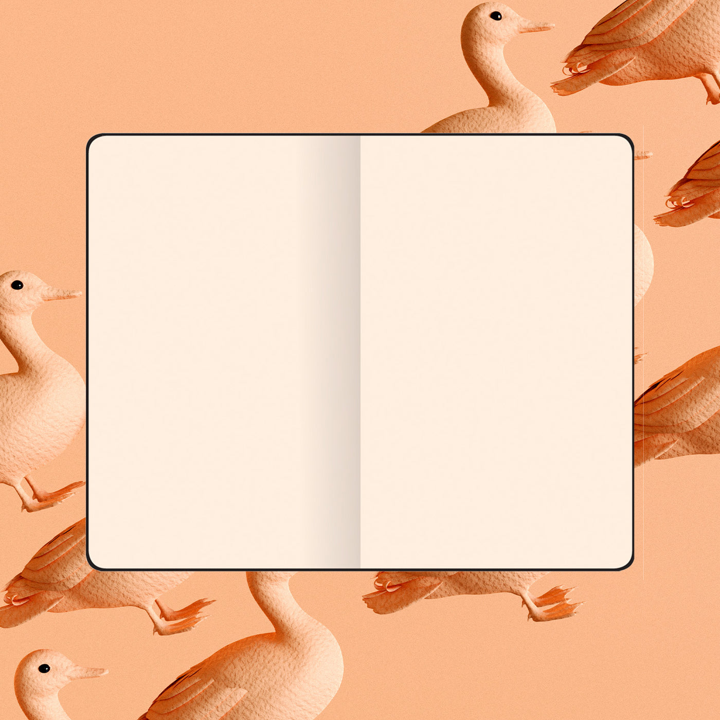 Flexbook | Plain | Medium A5 Size Notebook | Orange | Flex Global