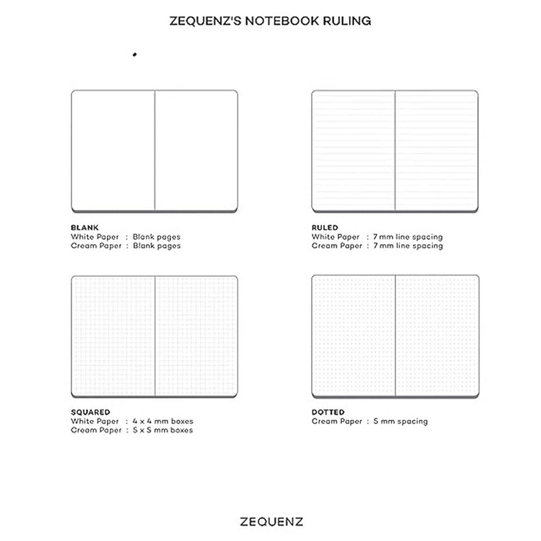 Zequenz The Color A6 Ruled Professional Notebook – Storm