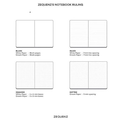 Zequenz The Color A6 Ruled Professional Notebook – Storm