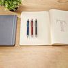Rotring | 0.7mm  | Metallic Grey Clutch Lead | Mechanical Pencil | Tikky Retro | 2B Lead | Eraser Inbuilt