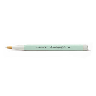 LEUCHTTURM1917 Gel Pen with Document Proof Black Ink | Drehgriffel No. 1 | Mint Green| Twist Mechanism