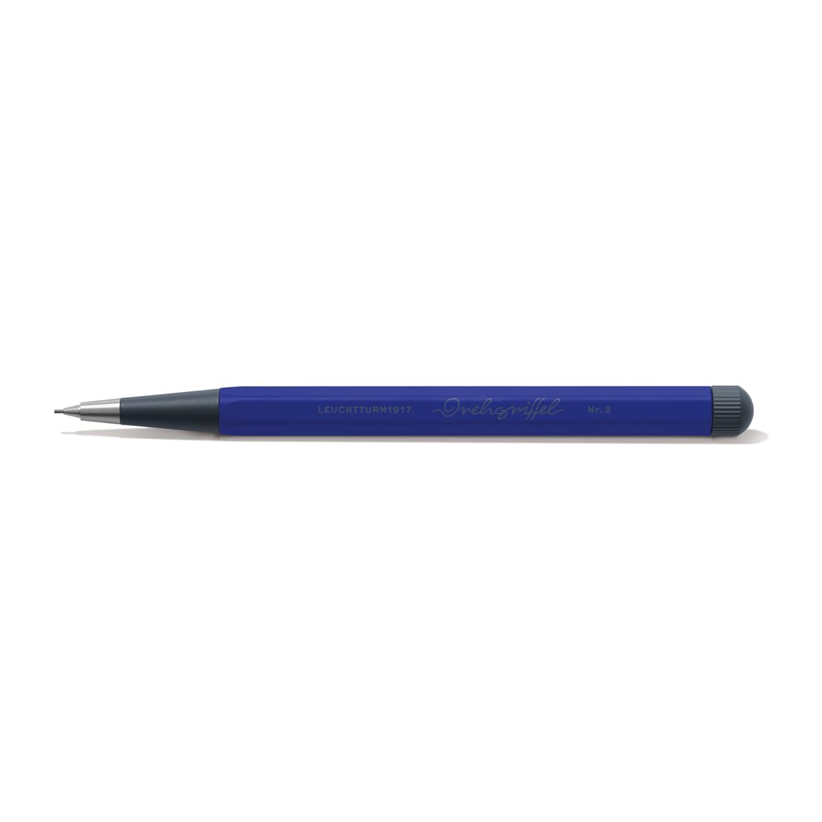 LEUCHTTURM1917 0.7mm Mechanical Clutch Pencil | Graphite HB Lead | Drehgriffel No. 2 | Ink Blue | Twist Mechanism