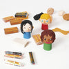 Jovi Plastilina Shades of Skin Colour Multicultural Non-Drying Modelling Clay for Art & Craft, Pack of 6 Bars - 50gms Each for Fine Motor Skills Moulding Pottery Sculpting with Dough