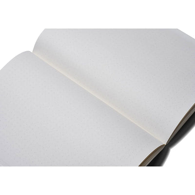 Zequenz A5 Size Lavender Purple Slim Notebook Dotted Acid Free Paper 200 Pages 80GSM 360 Degree Flexibility 100% Handmade Fountain Pen Friendly Color Series Bookmark Included