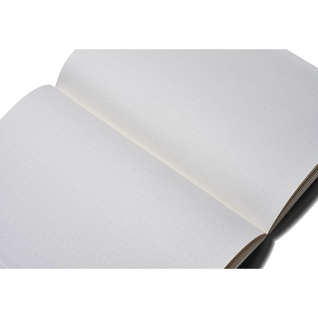 Zequenz A5 Size Turquoise Blue Slim Notebook Squared Acid Free Paper 200 Pages 80GSM 360 Degree Flexibility 100% Handmade Fountain Pen Friendly Color Series Bookmark Included