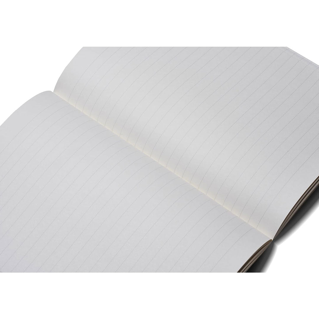 Zequenz A5 & A6 Size Notebook Set Pack of 2 Squared & Blank Acid Free Paper 400 Pages Each Book 70GSM 360 Degree Flexibility 100% Handmade Basic Plus Series Silver Grey Book