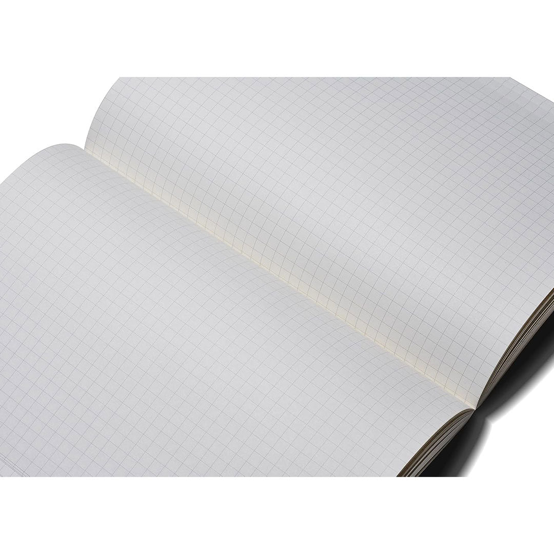 Zequenz A5 Size Lavender Purple Slim Notebook Squared Acid Free Paper 200 Pages 80GSM 360 Degree Flexibility 100% Handmade Fountain Pen Friendly Color Series Bookmark Included