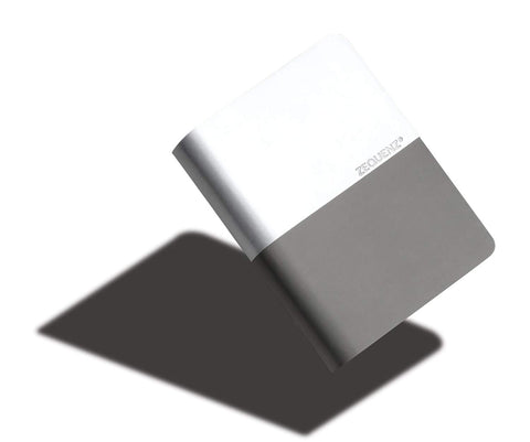 Zequenz | Basic Plus+ | A5 Silver Grey | Squared - Blank
