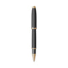 Scrikss | Oscar-390 | Roller Pen | Matt Black with Gold Trim