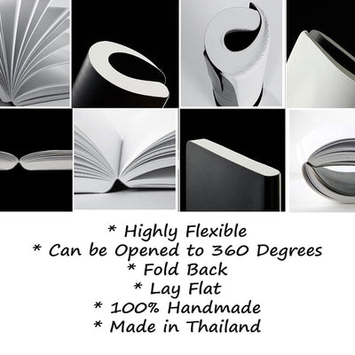 Zequenz Notebook Gift Set A5 and A6 | Air Series | Blue | Dotted | 400 and 256 Pages | 70GSM | 360 Degree Flexibility | Handmade | Soft PU Cover | Pack of 2