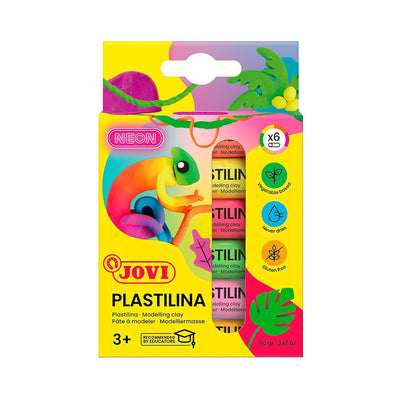 Modeling Clay | Neon Colors | 0.50 Oz | Bars | Set of 6 | Arts and Craft