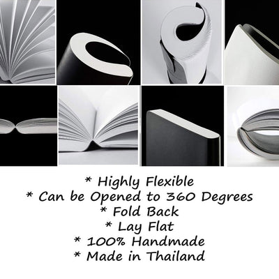 Zequenz A5 Size Lavender Purple Slim Notebook Dotted Acid Free Paper 200 Pages 80GSM 360 Degree Flexibility 100% Handmade Fountain Pen Friendly Color Series Bookmark Included