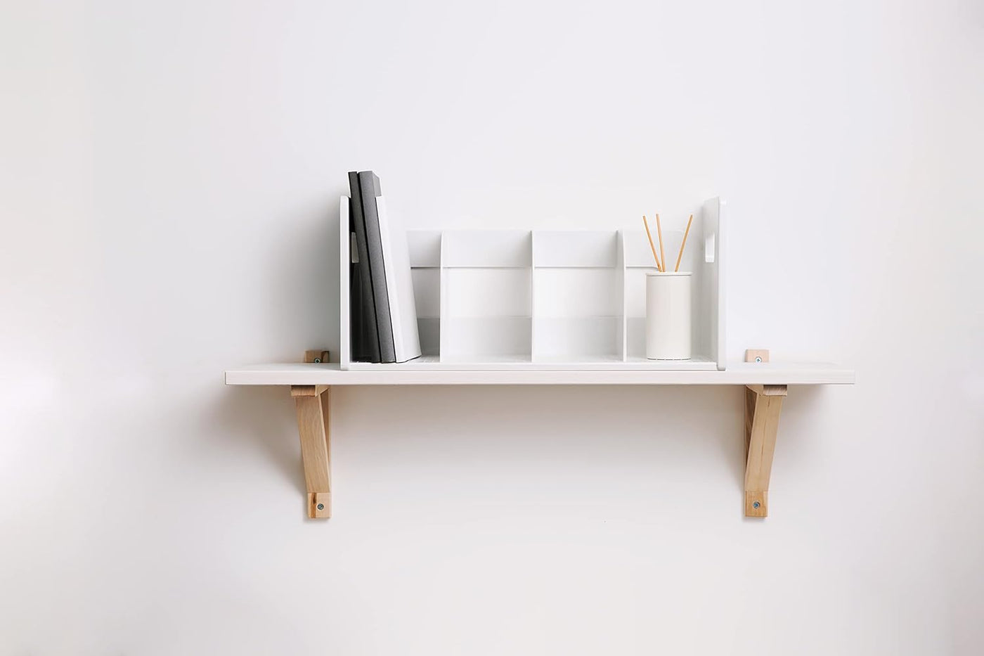 Litem | Book Rack with  4 Compartments | Organiser | Navy | My Room