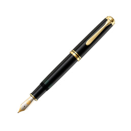 PELIKAN FOUNTAIN PEN M800 SOUVERAN - BLACK (MEDIUM NIB)