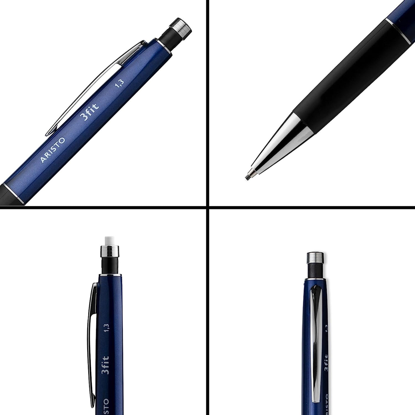 Aristo | 3FIT | Mechanical Pencil | Blue 1.3mm 2b