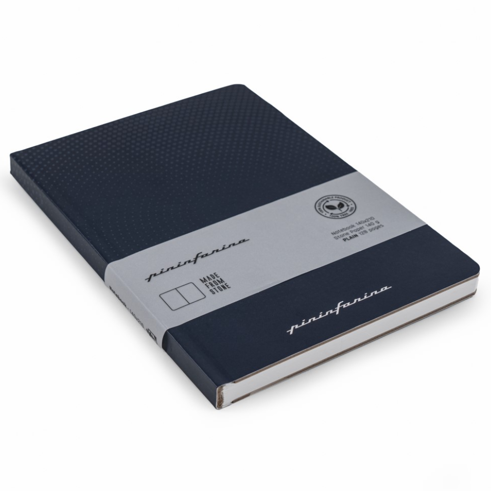Pininfarina | Notebook | Stone Paper | Hard Cover | Ruled | Blue