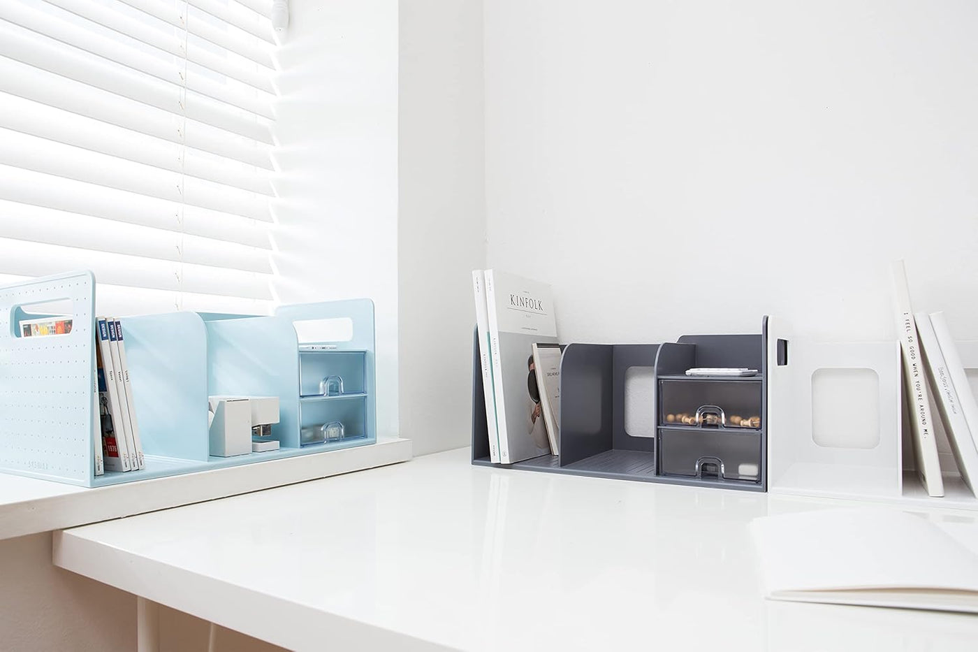 Sysmax | Book Rack With 2 Drawers | 2 Bookshelf | Organiser | Mint