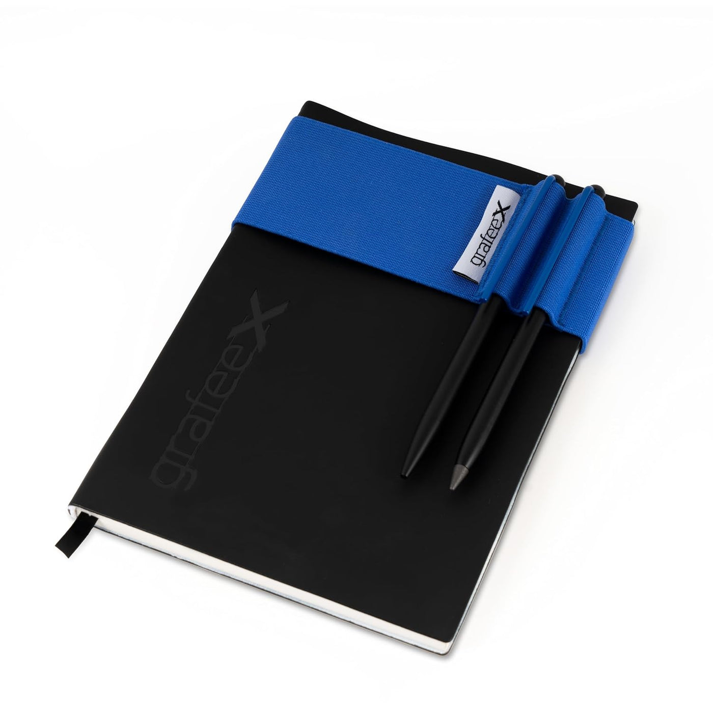 Pininfarina Grafeex Writing Pencil & Ballpoint Set with Stone Paper Notebook – Blue