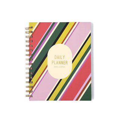 7mm Between the Lines | Daily Undated Planner Notebook | Retro Glam | 150 Pages