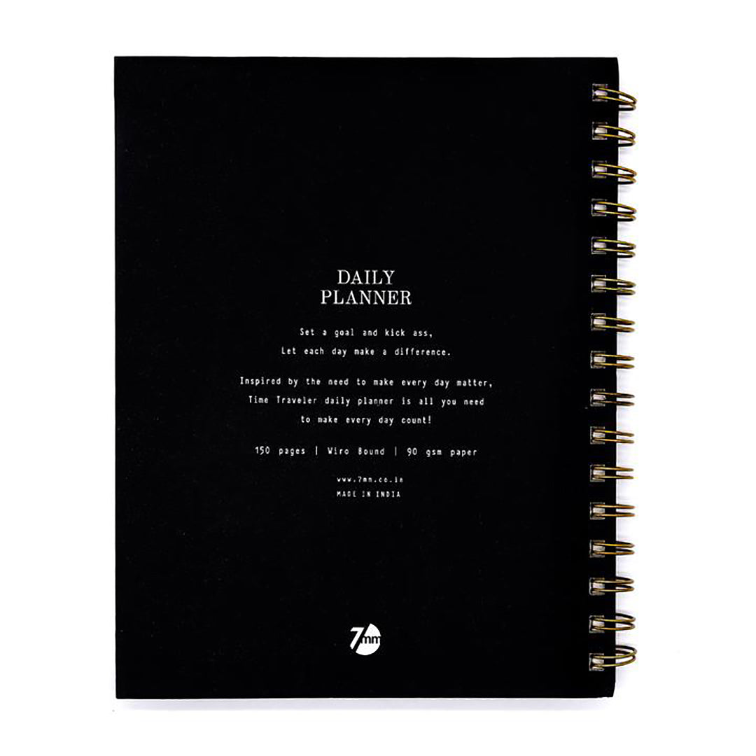 7mm Between the Lines | Daily Undated Planner Notebook |Squares | 150 Pages