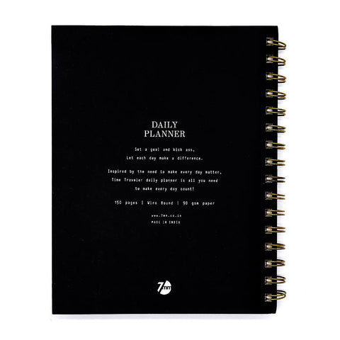 7mm Between the Lines | Daily Undated Planner Notebook |Squares | 150 Pages