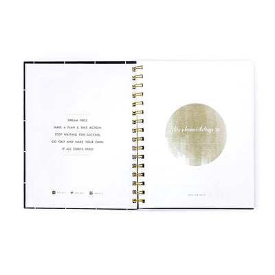 7mm Between the Lines | Daily Undated Planner Notebook |Squares | 150 Pages