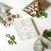 7mm Between the Lines | Recipe Journal |  A5 Size | 4 Sticker Sheets | Hardbound and Laminated | Dishes From My Kitchen | Mint