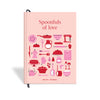 7mm Between the Lines | Recipe Journal | A5 Size | 4 Sticker Sheets | Hardbound and Laminated | Spoonfuls of Love | Pink