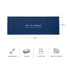 7mm Between the Lines | Trio Desk Pad Navy | 75 Leaves | Printed Hardbound Notepad