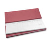 7mm Between the Lines | Undated Weekly Desk Planner | Burgundy | Printed Hardbound Notepad | 60 Leaves